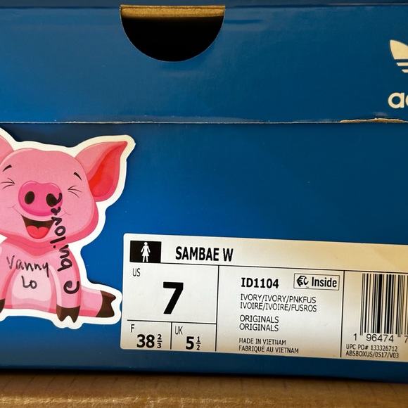💞BNIB adidas valentine sambae - women’s 7💞 - Picture 5 of 5